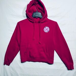 Santa Cruz Skateboards Womens Small Hot Pink Pullover Hoodie